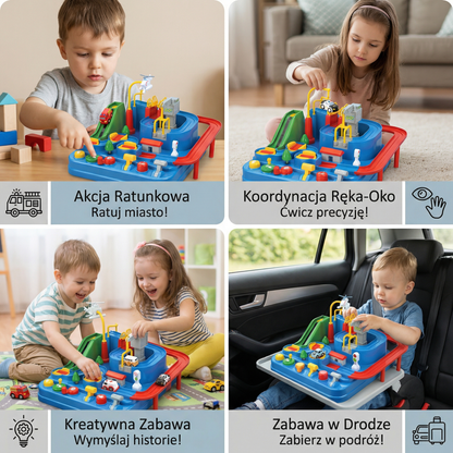 Zabawka przygodowa dla dzieci | Interaktywna gra dla koordynacji ręka - oko i kreatywnej zabawy na drodze