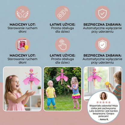 Latająca bajkowa wróżka zabawka