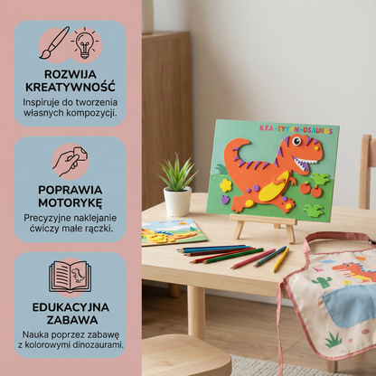 Kreatywny zestaw naklejek do zabawy dla dzieci