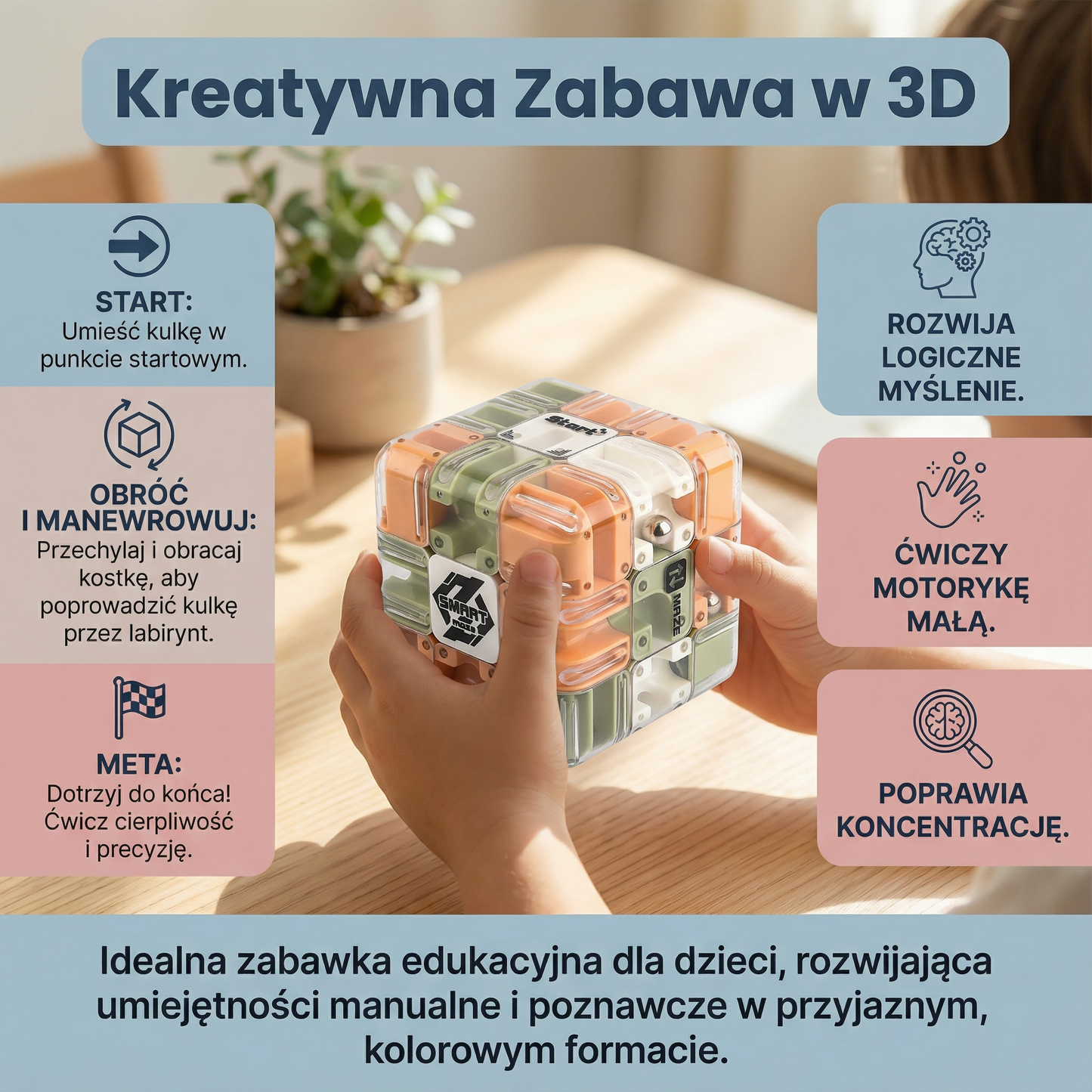 Kostka labirynt 3D
