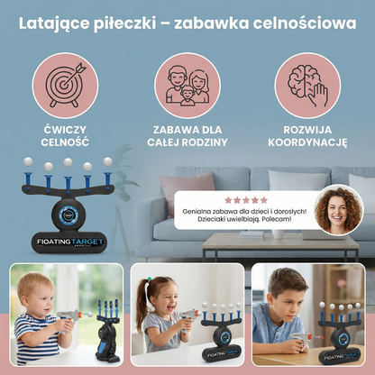 Latające piłeczki – zabawka celnościowa