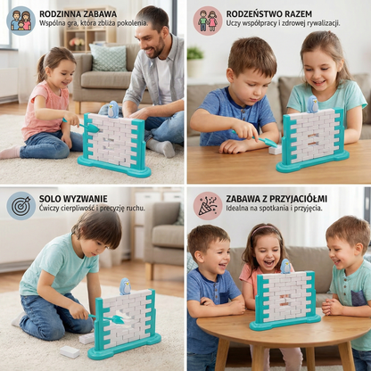 Pingwin – rodzinna gra zręcznościowa z lodową ścianą