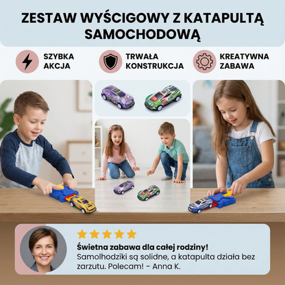 Zestaw wyścigowy z katapultą samochodową