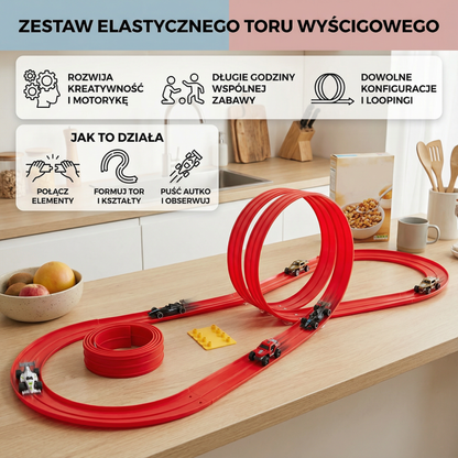 Zestaw elastycznego toru wyścigowego