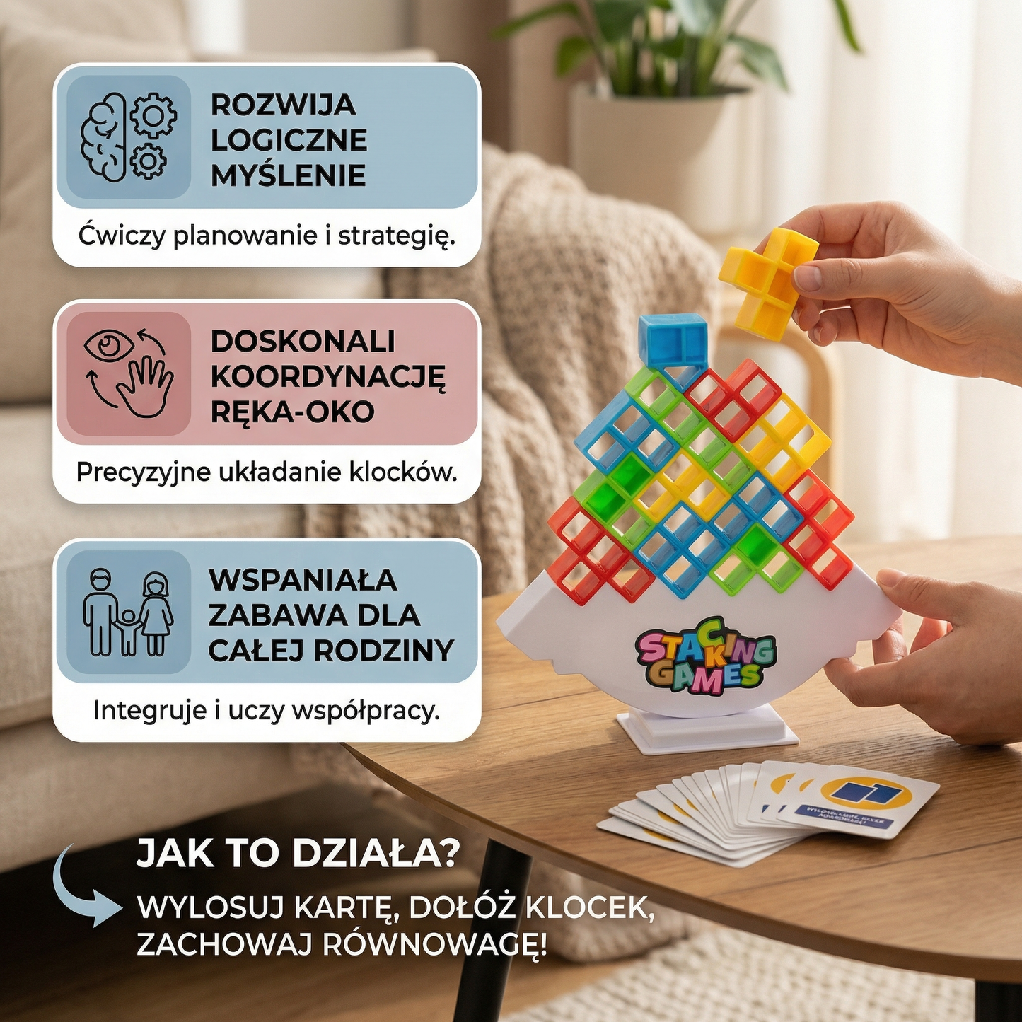 Gra w wieżę balansującą