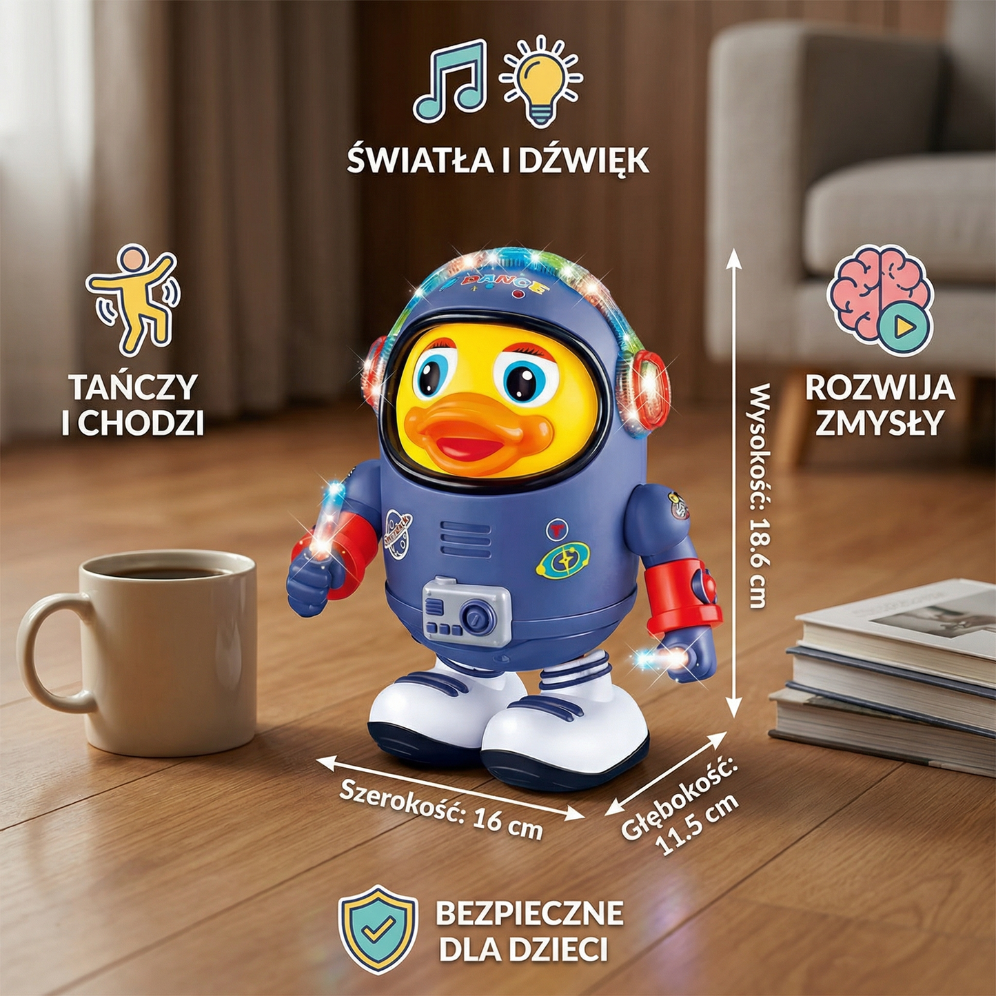 Tańcząca kaczka astronauta