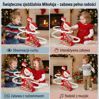 Świąteczna zjeżdżalnia Mikołaja – zabawa pełna radości