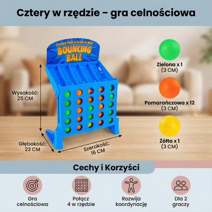 Cztery w rzędzie – gra celnościowa
