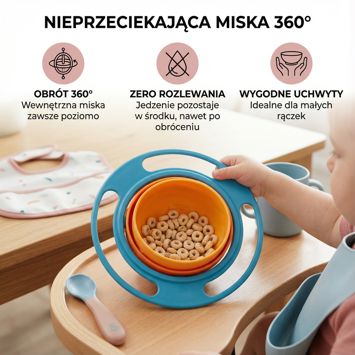 Nieprzeciekająca miseczka dla dziecka – jedzenie bez bałaganu