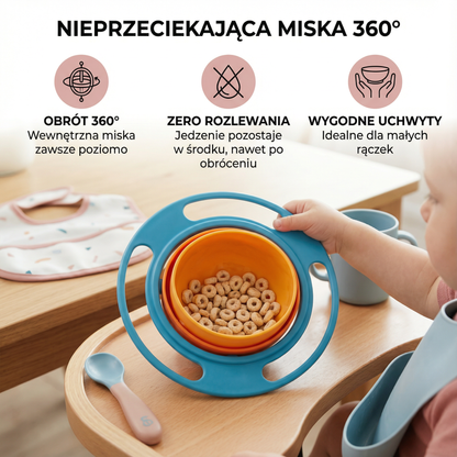 Nieprzeciekająca miseczka dla dziecka – jedzenie bez bałaganu