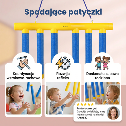 Spadające patyczki – gra zręcznościowa dla dzieci