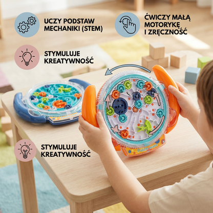 Koło labiryntowe 3D – Gra zręcznościowa i edukacyjna