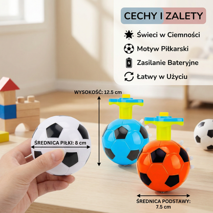 Świecący bączek piłkarski LED