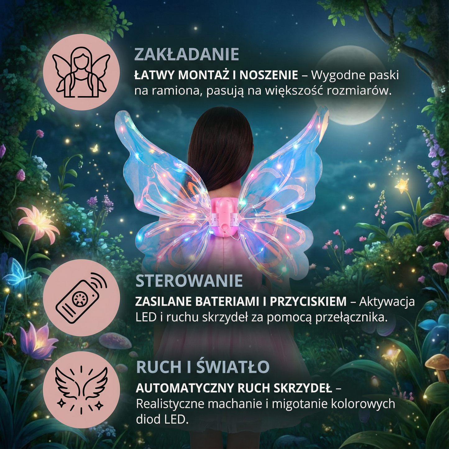 Magiczne skrzydła wróżki snów