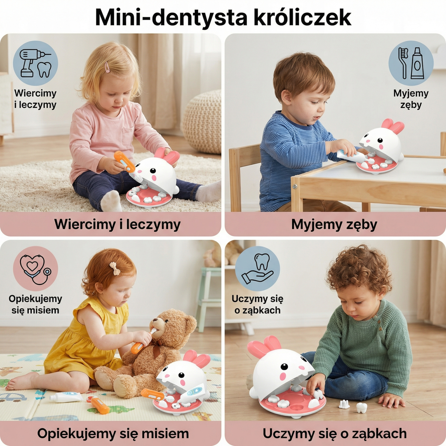 Mini-dentysta króliczek