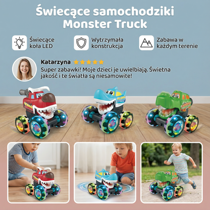 Świecące samochodziki Monster Truck